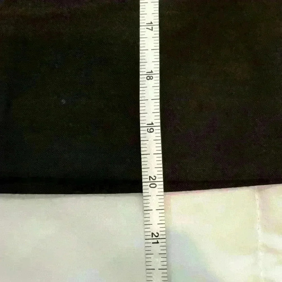 J.McLaughlin Dark Brown Lined Skirt Ladies Size 2 Gold Buttons Zip Side Fall Chi - Picture 10 of 10